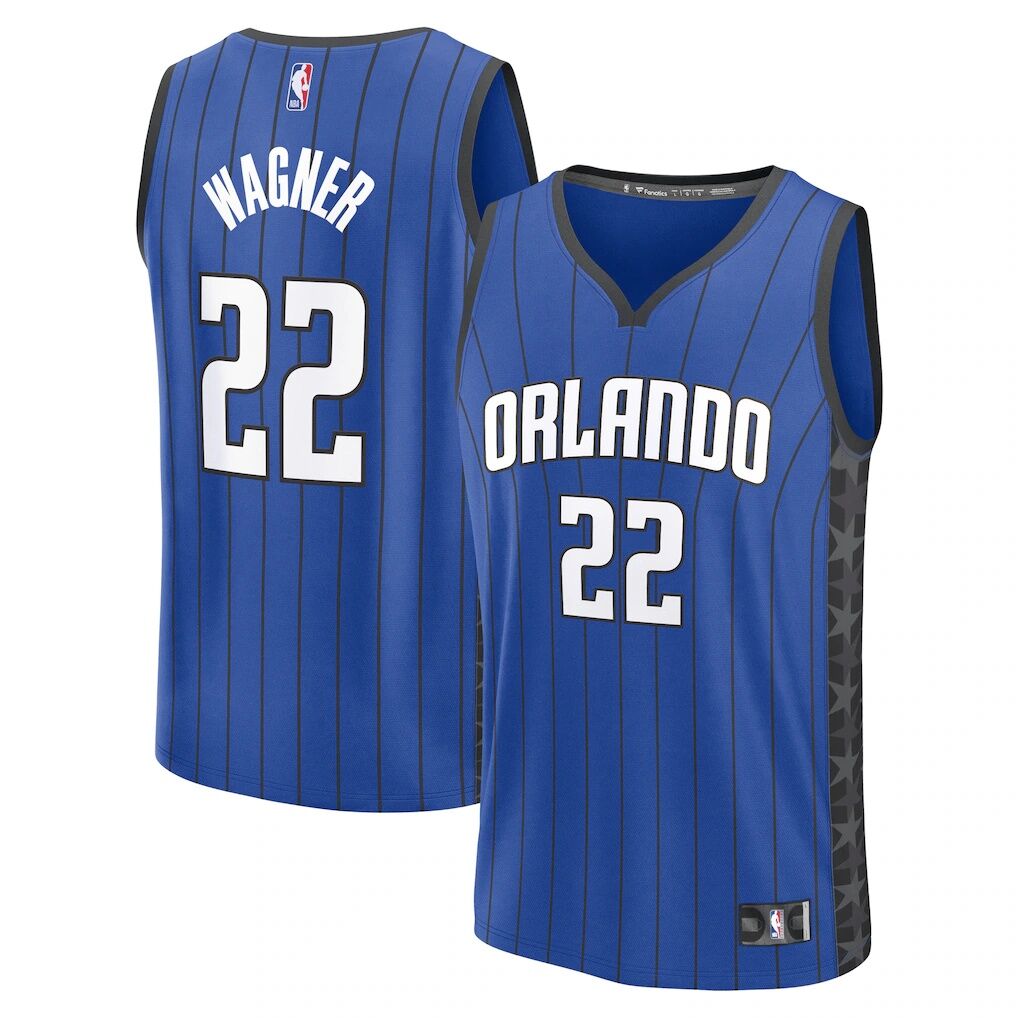 Franz Wagner Orlando Magic Fashion7 Youth Fast Break Replica Player Jersey - Statement Edition