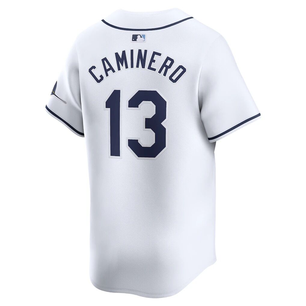 Junior Caminero Tampa Bay Rays Nike Youth Home Limited Player Jersey