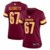 Nick Allegretti Washington Commanders Nike Women's Game Jersey - - Front View