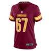 Nick Allegretti Washington Commanders Nike Women's Game Jersey - - Side View