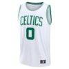Jayson Tatum Boston Celtics Fashion7 Fast Break Replica Player Jersey - White - Alt1