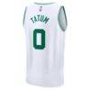 Jayson Tatum Boston Celtics Fashion7 Fast Break Replica Player Jersey - White - Alt2