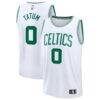 Jayson Tatum Boston Celtics Fashion7 Fast Break Replica Player Jersey - White - Front View