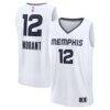 Ja Morant Memphis Grizzlies Fashion7 Fast Break Replica Player Jersey - White - Front View