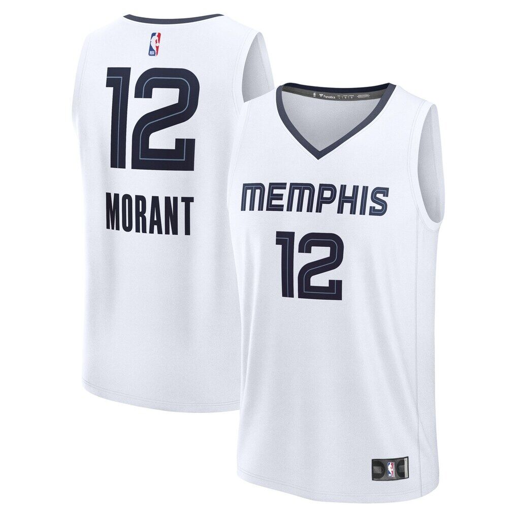 Ja Morant Memphis Grizzlies Fashion7 Fast Break Replica Player Jersey - Association Edition