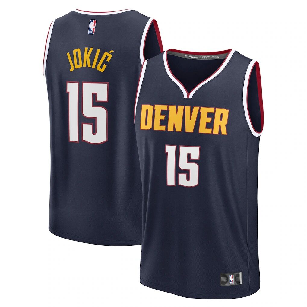 Nikola Jokic Denver Nuggets Fashion7 Fast Break Replica Player Jersey - Icon Edition