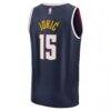 Nikola Jokic Denver Nuggets Fashion7 Youth Fast Break Replica Player Jersey - Navy - Alt2