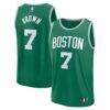 Jaylen Brown Boston Celtics Fashion7 Youth Fast Break Replica Player Jersey - Icon Edition - - Front View