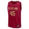 Donovan Mitchell Cleveland Cavaliers Fanatics Fast Break Replica Player Jersey - Icon Edition - - Back View