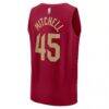 Donovan Mitchell Cleveland Cavaliers Fashion7 Fast Break Replica Player Jersey - Icon Edition - - Detail View