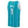 LaMelo Ball Charlotte Hornets Fashion7 Youth Fast Break Replica Player Jersey - Teal - Detail View