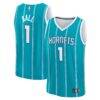 LaMelo Ball Charlotte Hornets Fashion7 Youth Fast Break Replica Player Jersey - Teal - Front View