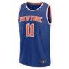 Jalen Brunson New York Knicks Fashion7 Youth Fast Break Replica Player Jersey - Blue - Alt1