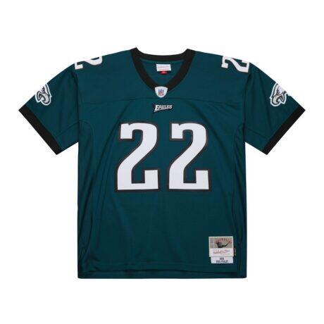 Duce Staley Philadelphia Eagles Mitchell & Ness 2002 Legacy Replica Jersey - - Front View