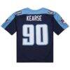 Jevon Kearse Tennessee Titans Mitchell & Ness 1999 Legacy Replica Jersey - Navy - Detail View