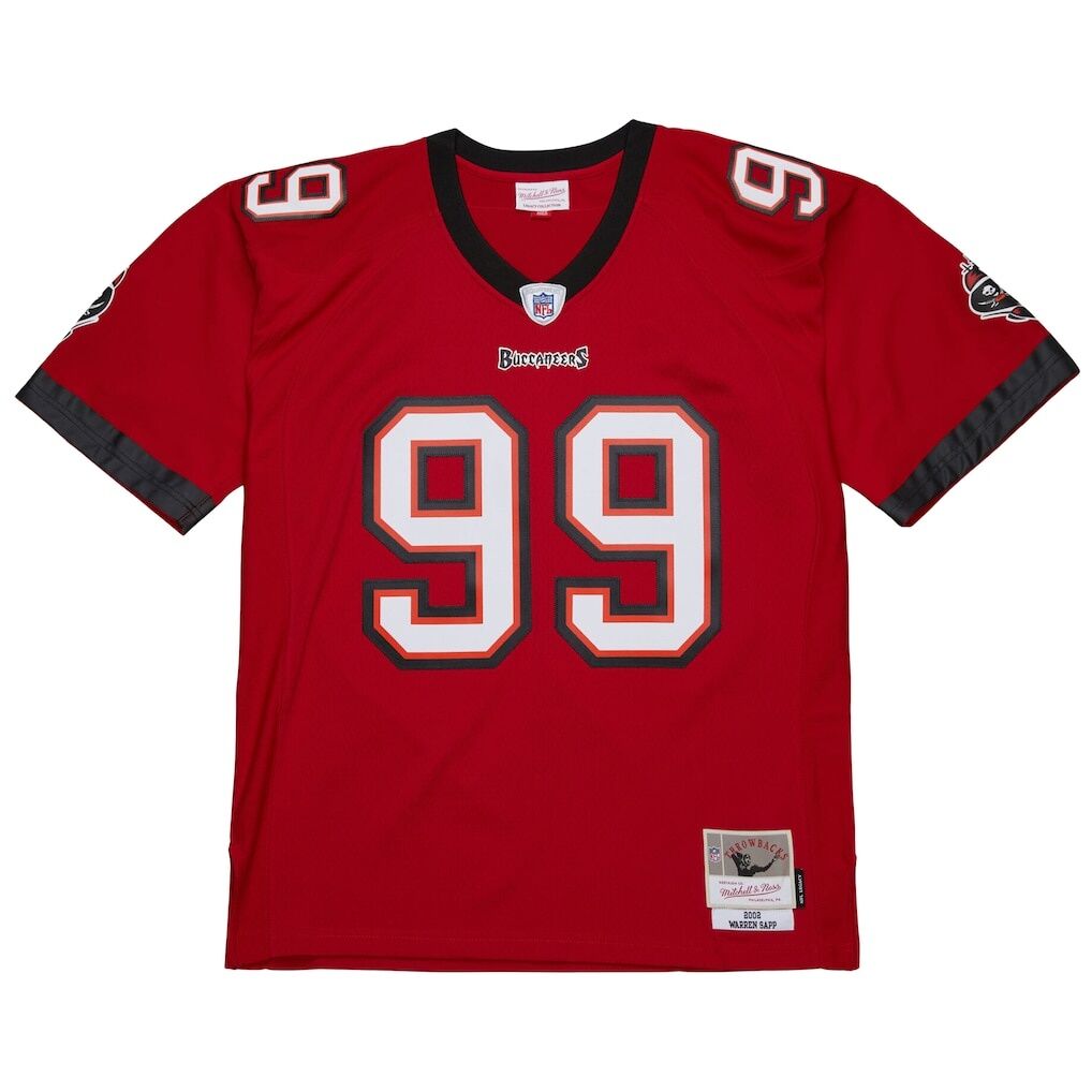Warren Sapp Tampa Bay Buccaneers Mitchell & Ness 2002 Legacy Replica Jersey