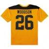 Rod Woodson Pittsburgh Steelers 1994 Mitchell & Ness Authentic Throwback Retired Player Jersey - Gold - Detail View