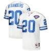 Barry Sanders Detroit Lions 1994 Mitchell & Ness Authentic Throwback Retired Player Jersey - White - Front View