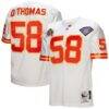 Derrick Thomas Kansas City Chiefs 1994 Mitchell & Ness Authentic Throwback Retired Player Jersey - White - Front View
