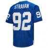 Michael Strahan New York Giants 1994 Mitchell & Ness Authentic Throwback Retired Player Jersey - - Detail View