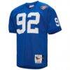 Michael Strahan New York Giants 1994 Mitchell & Ness Authentic Throwback Retired Player Jersey - - Side View