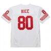 Jerry Rice San Francisco 49ers 1994 Mitchell & Ness Authentic Throwback Retired Player Jersey - White - Detail View