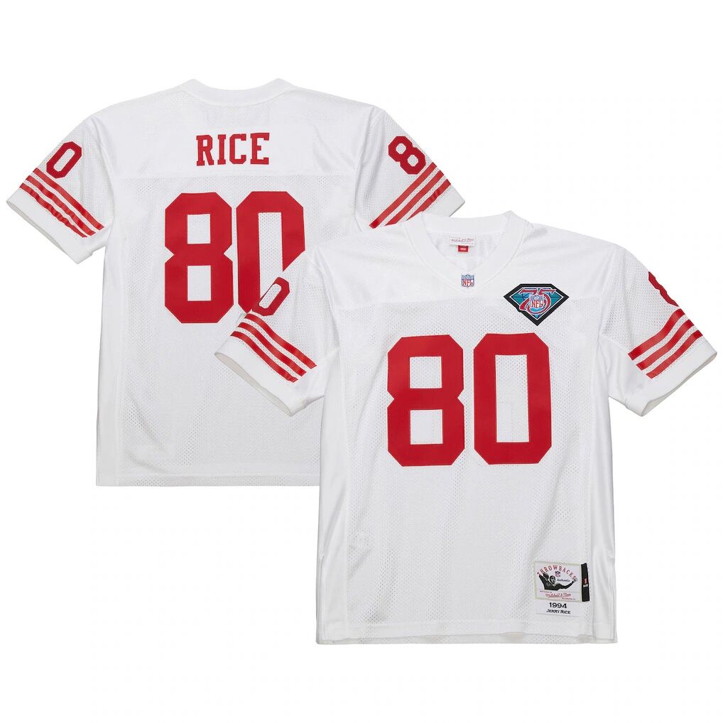 Jerry Rice San Francisco 49ers 1994 Mitchell & Ness Authentic Throwback Retired Player Jersey