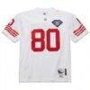 Jerry Rice San Francisco 49ers 1994 Mitchell & Ness Authentic Throwback Retired Player Jersey - White - Side View