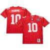 Eli Manning New York Giants 2004 Mitchell & Ness Authentic Throwback Retired Player Jersey - Red - Front View