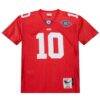 Eli Manning New York Giants 2004 Mitchell & Ness Authentic Throwback Retired Player Jersey - Red - Side View