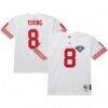 Steve Young San Francisco 49ers 1994 Mitchell & Ness Authentic Throwback Retired Player Jersey - White - Front View