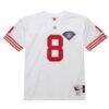 Steve Young San Francisco 49ers 1994 Mitchell & Ness Authentic Throwback Retired Player Jersey - White - Side View
