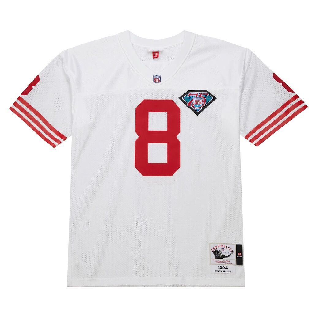 Steve Young San Francisco 49ers 1994 Mitchell & Ness Authentic Throwback Retired Player Jersey