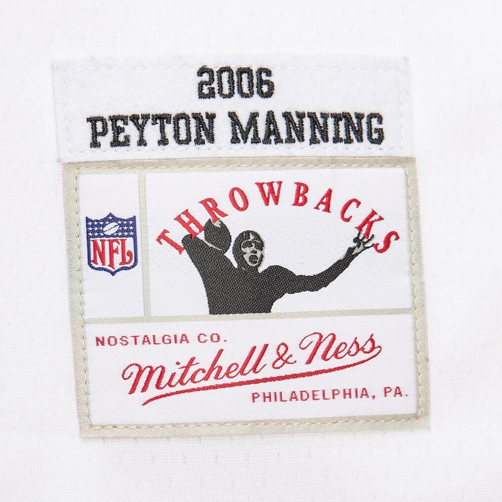 Peyton Manning Indianapolis Colts Mitchell & Ness Player Name & Number Hoodie Legacy Jersey