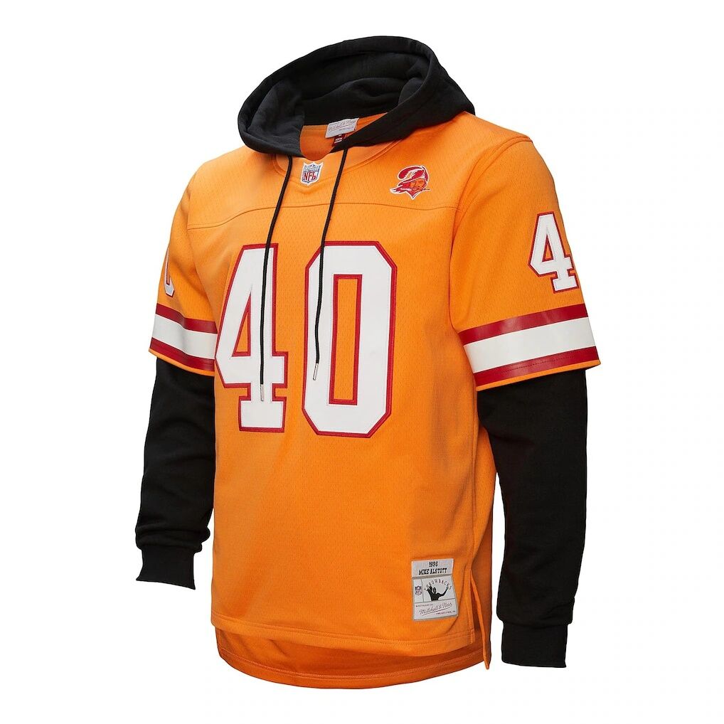 Mike Alstott Tampa Bay Buccaneers Mitchell & Ness Player Name & Number Hoodie Legacy Jersey