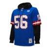 Lawrence Taylor New York Giants Mitchell & Ness Player Name & Number Hoodie Legacy Jersey - - Side View