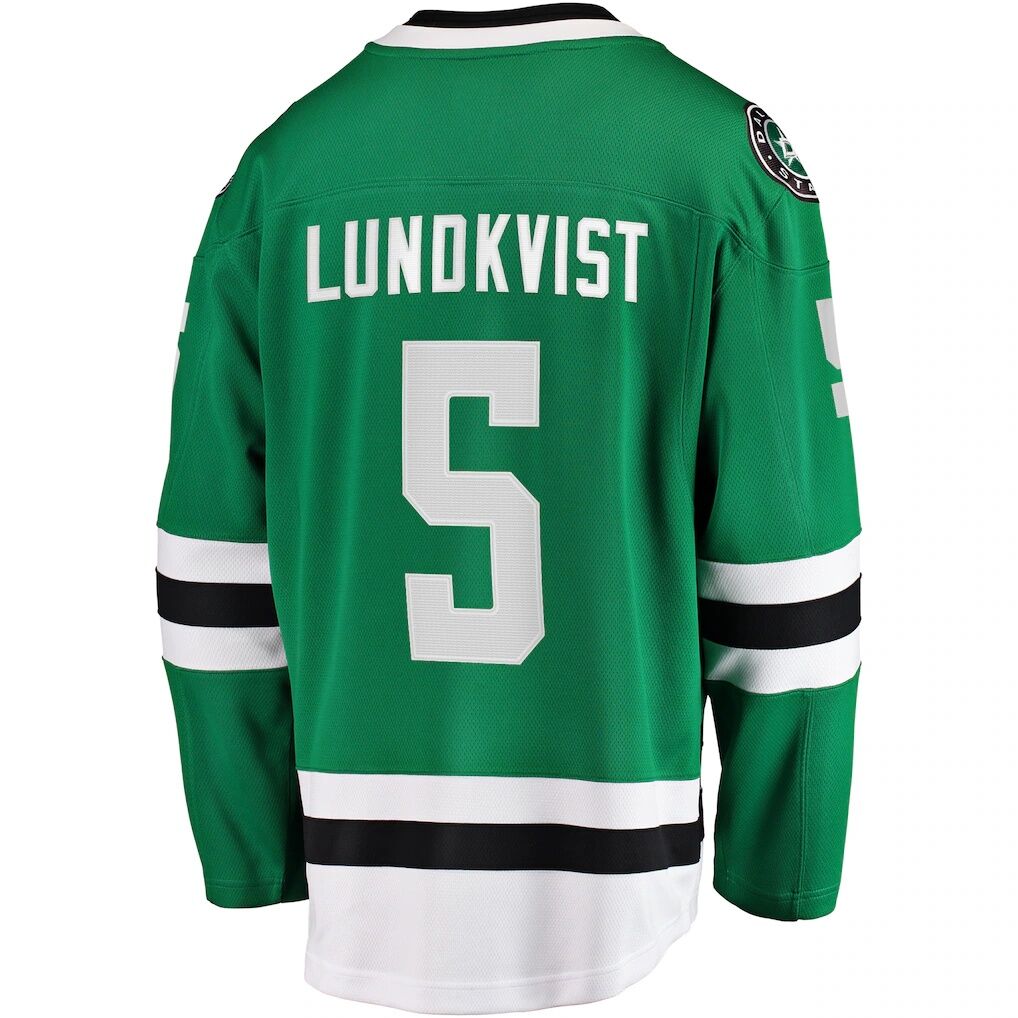 Nils Lundkvist Dallas Stars Fashion7 Home Premier Breakaway Player Jersey - Kelly Green