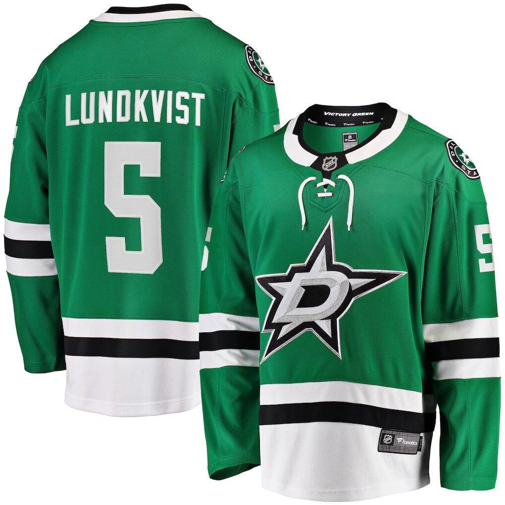 Nils Lundkvist Dallas Stars Fashion7 Home Premier Breakaway Player Jersey - Kelly Green