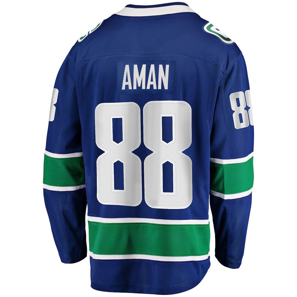Nils Aman Vancouver Canucks Fashion7 Home Premier Breakaway Player Jersey