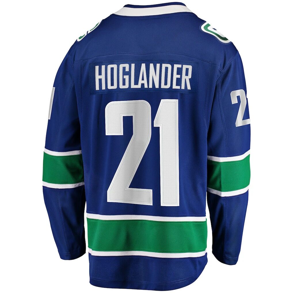 Nils Hoglander Vancouver Canucks Fashion7 Home Premier Breakaway Player Jersey
