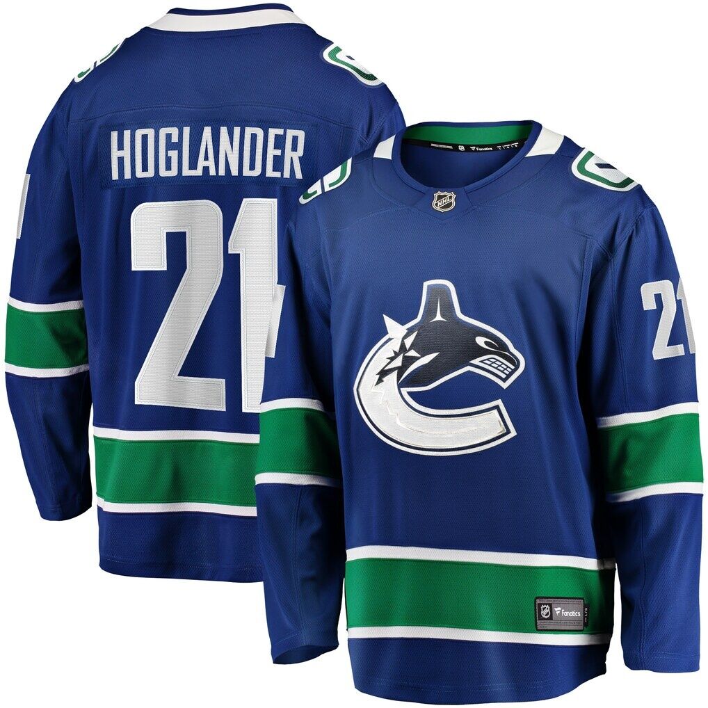 Nils Hoglander Vancouver Canucks Fashion7 Home Premier Breakaway Player Jersey