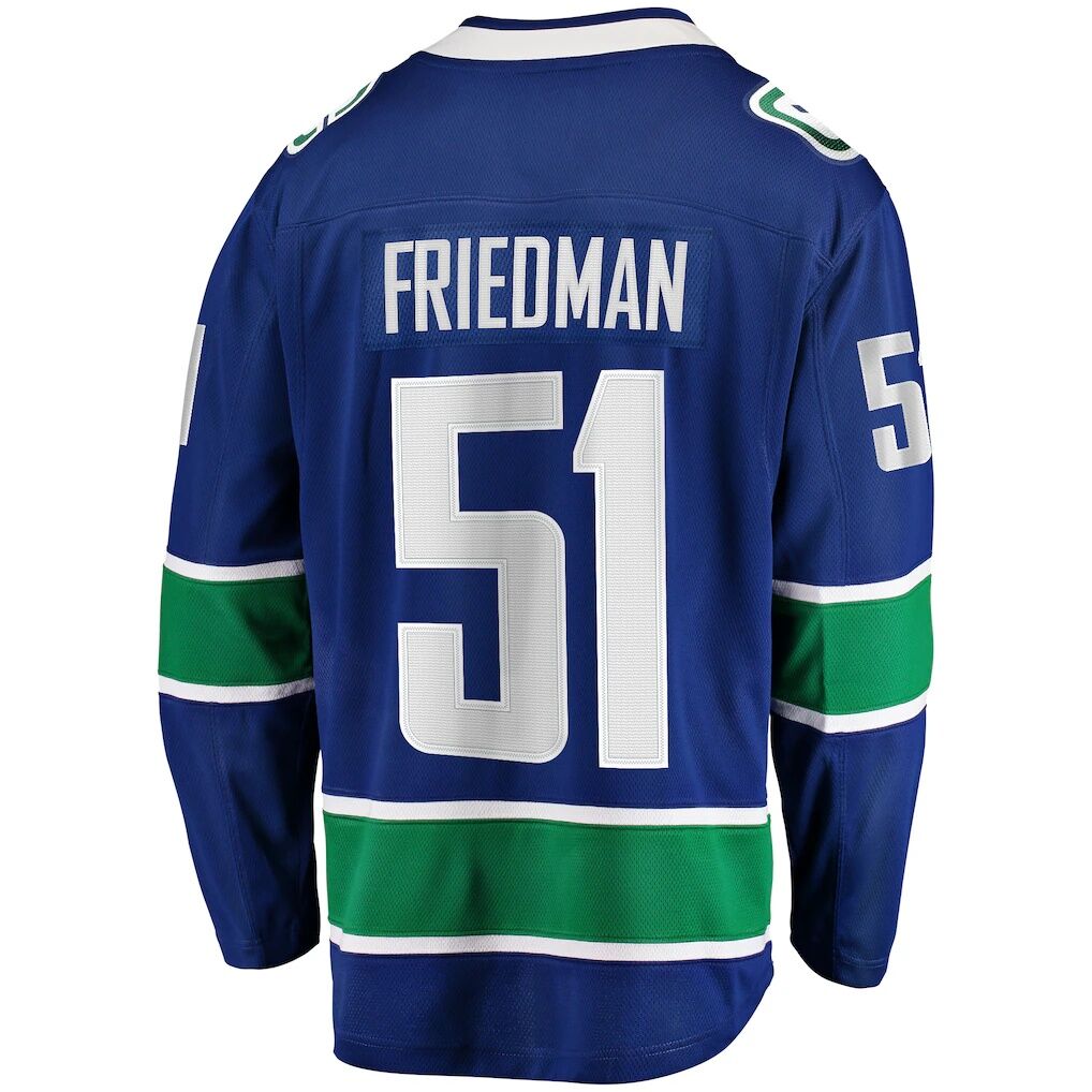 Mark Friedman Vancouver Canucks Fashion7 Home Premier Breakaway Player Jersey