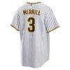 Jackson Merrill San Diego Padres Nike Home Replica Jersey - White - Detail View