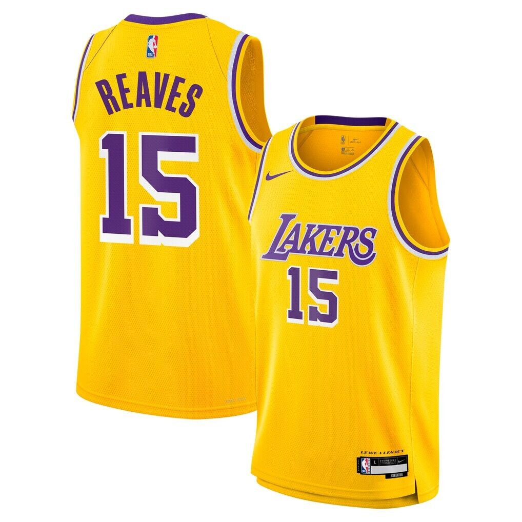Austin Reaves Los Angeles Lakers Nike Youth Swingman Jersey - Icon Edition