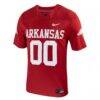 Arkansas Razorbacks Nike Custom Football Game Jersey - - Side View