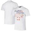 Connecticut Sun round21 Unisex Hoops T-Shirt - White - Front View