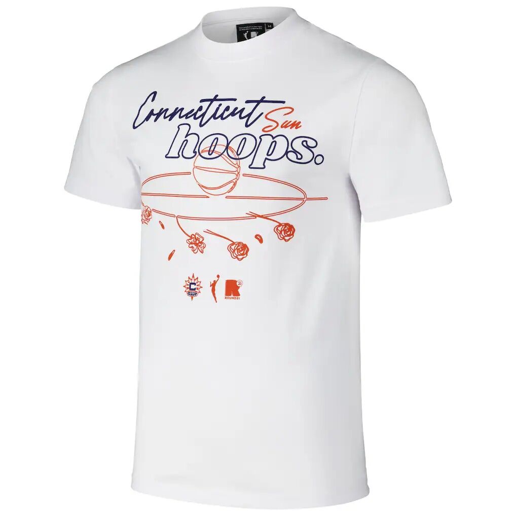 Connecticut Sun round21 Unisex Hoops T-Shirt