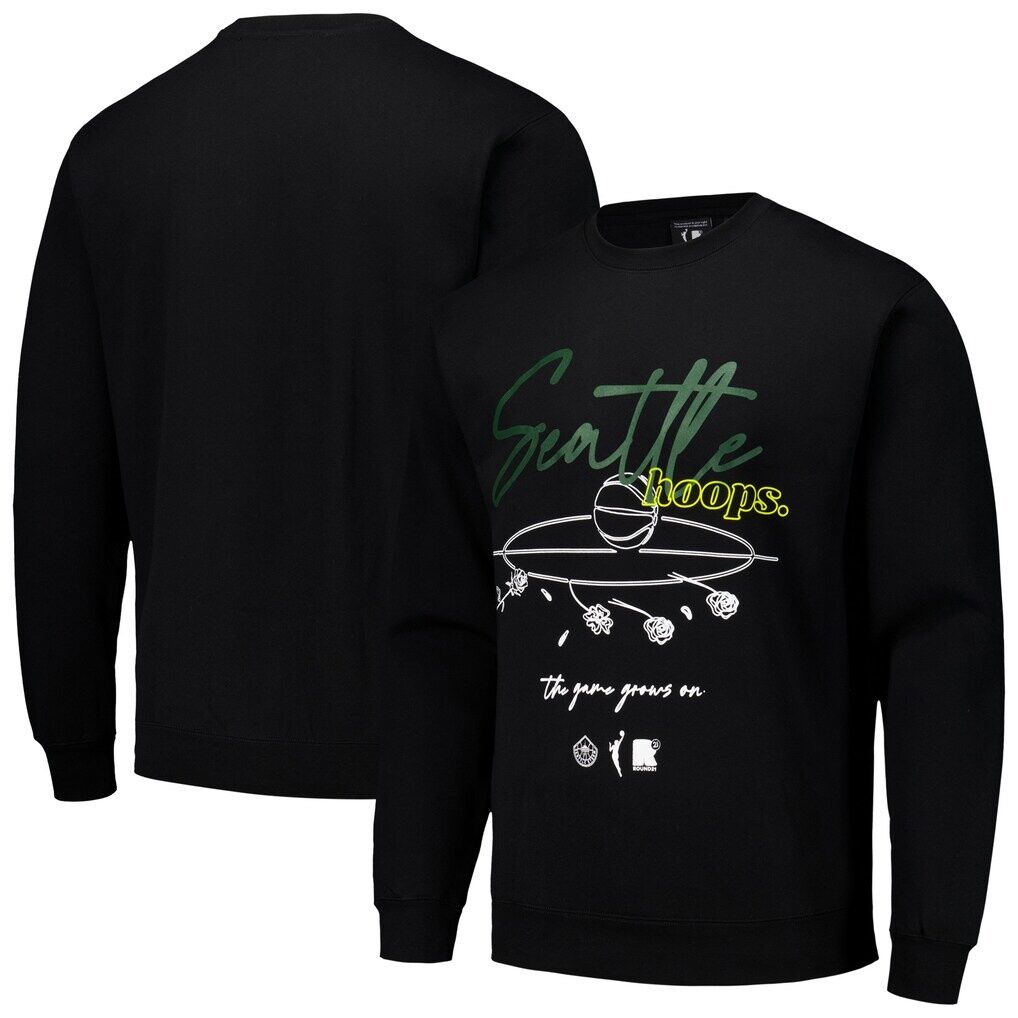 Seattle Storm round21 Unisex Bloom Pullover Crew Sweatshirt