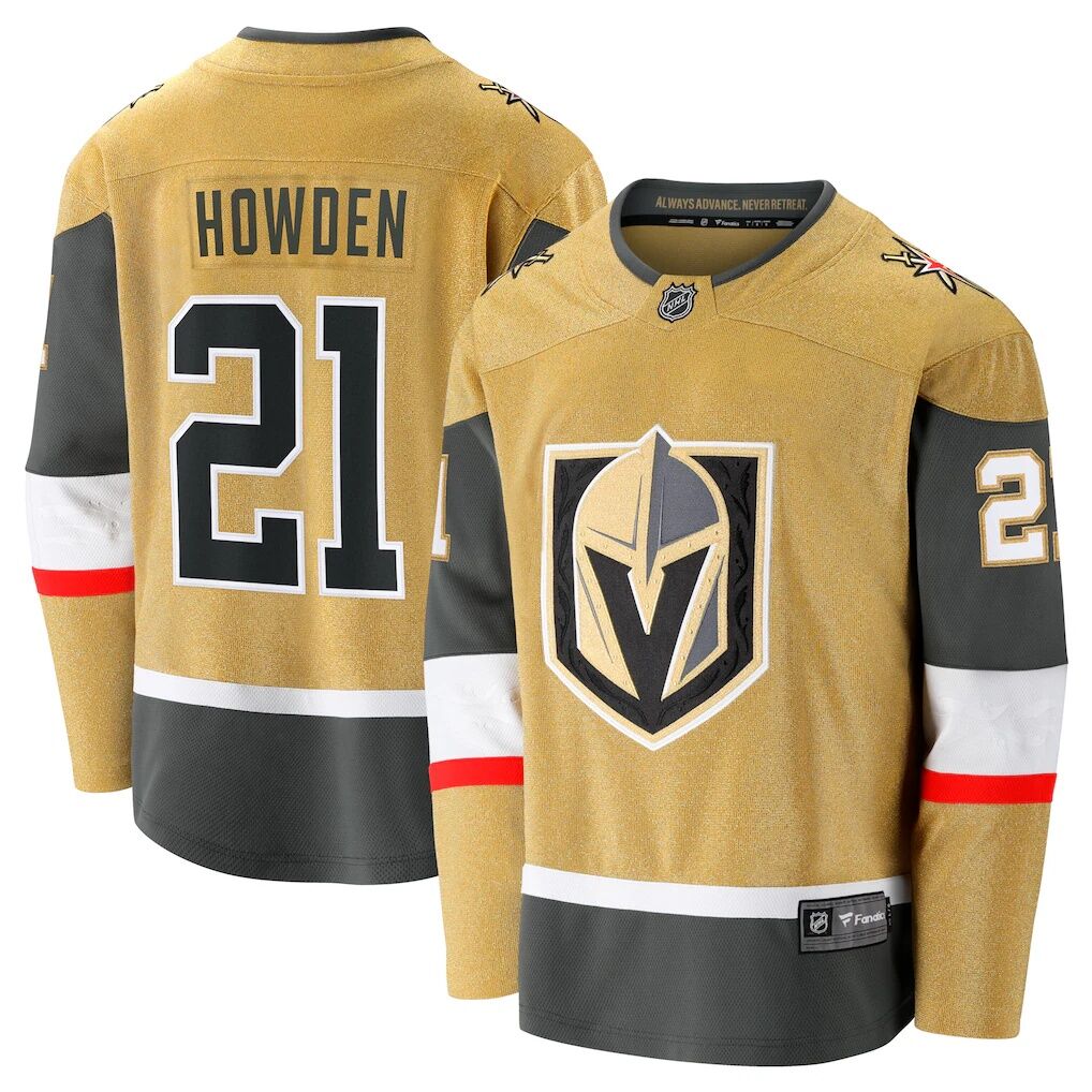 Brett Howden Vegas Golden Knights Fashion7 Home Premier Breakaway Player Jersey