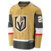 Brett Howden Vegas Golden Knights Fashion7 Home Premier Breakaway Player Jersey - Gold - Side View